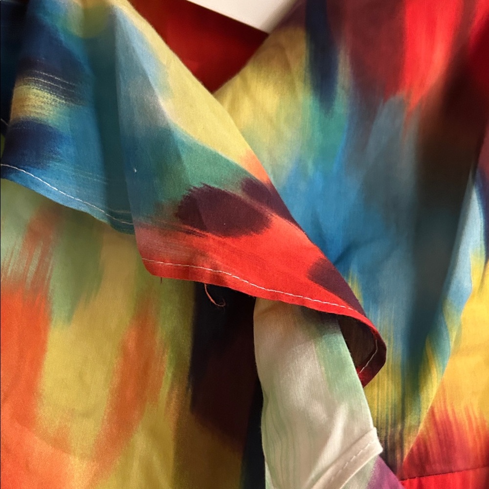 Ted Baker Multicolor Ruffled Mini Dress - Picture 4 of 6